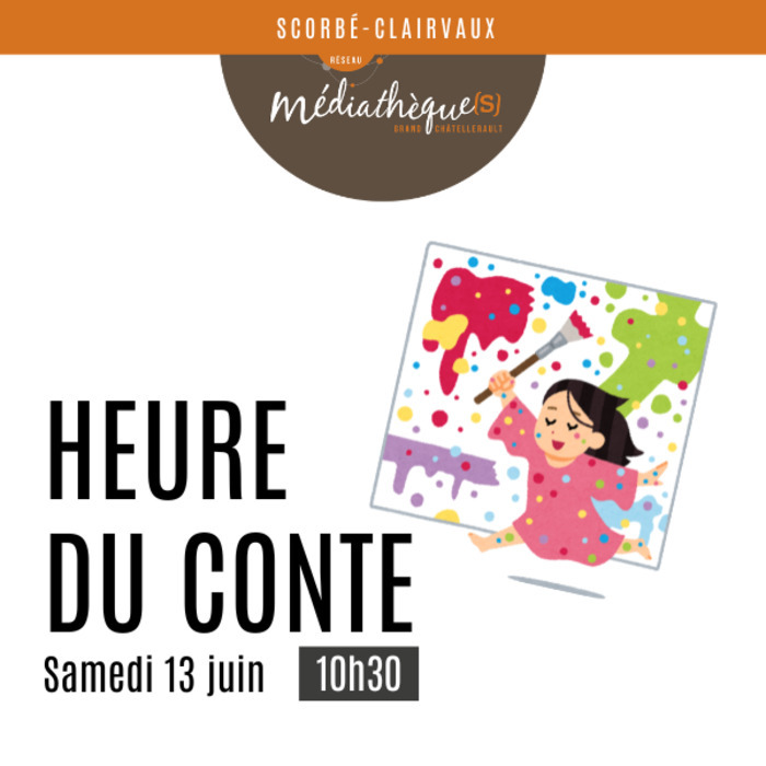 Heure du conte : spéciale art — visuel événement
