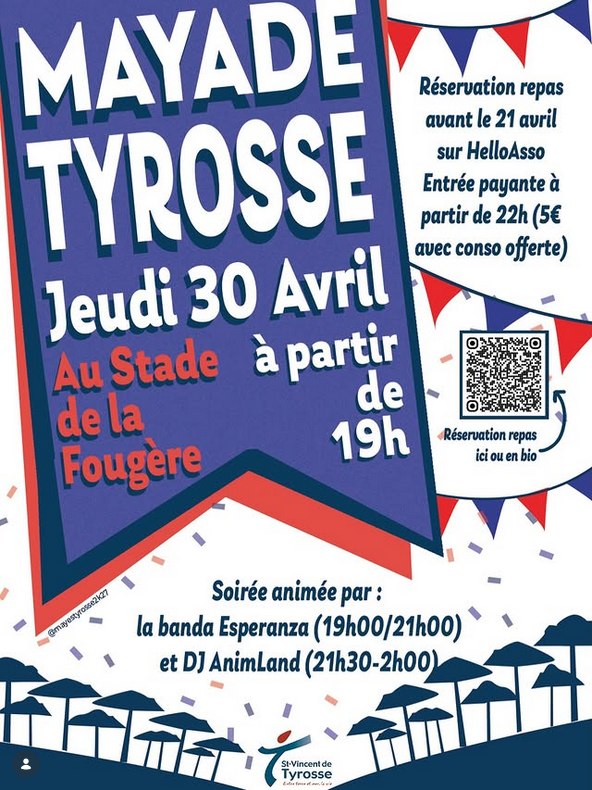 Mayade de Tyrosse — visuel événement