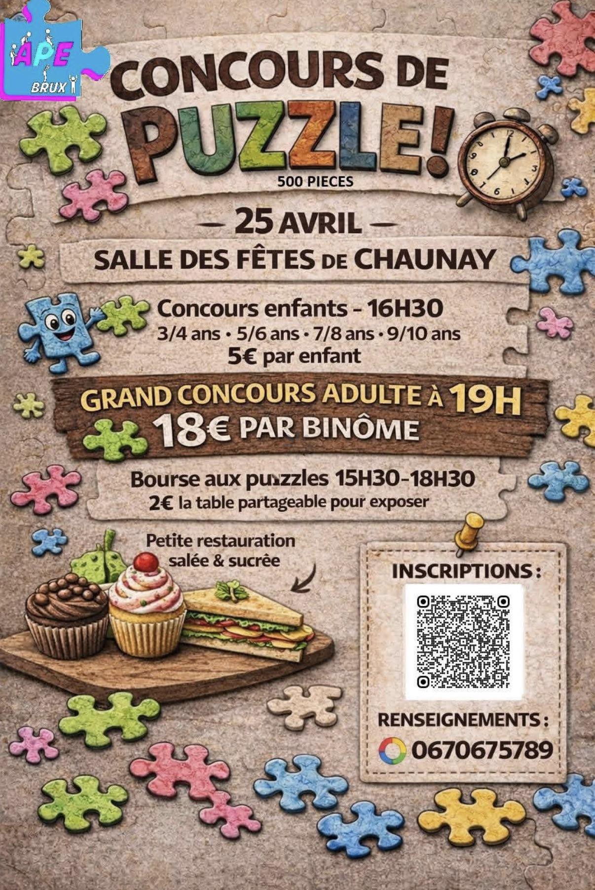 Concours de Puzzle — visuel événement