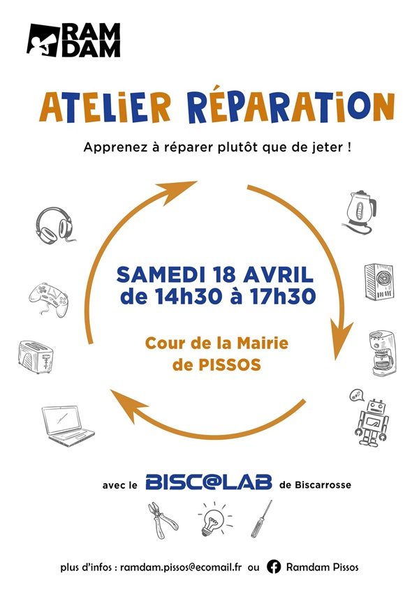 Atelier réparation — visuel événement