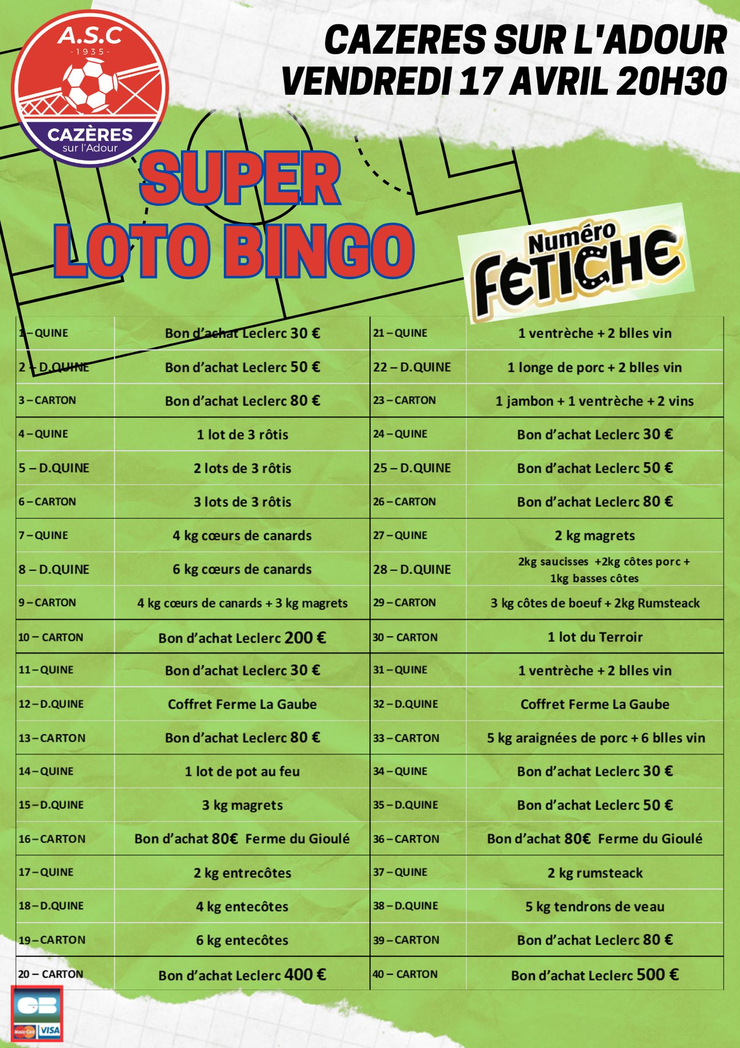 Super Loto Bingo — visuel événement