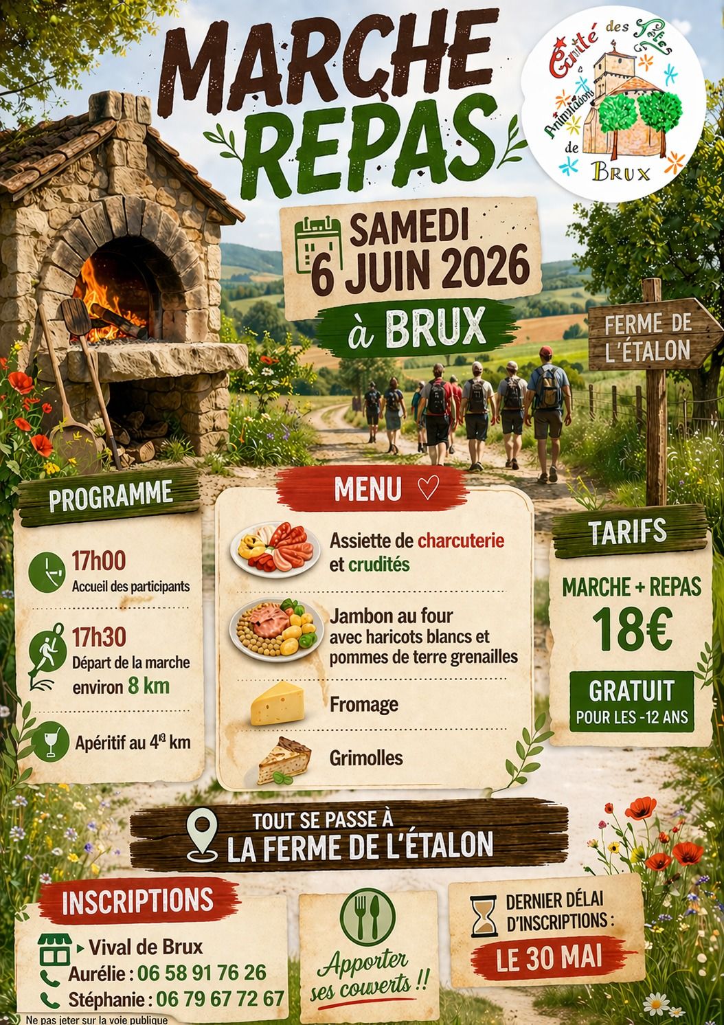 Marche repas — visuel événement