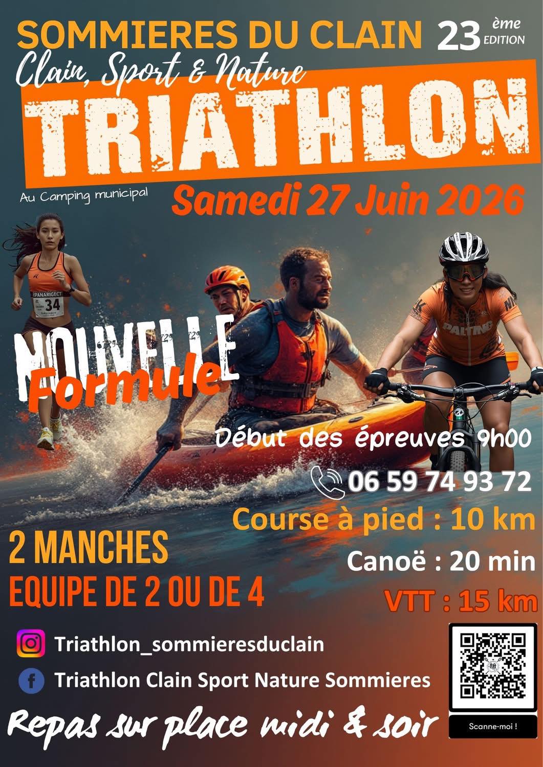 Triathlon — visuel événement