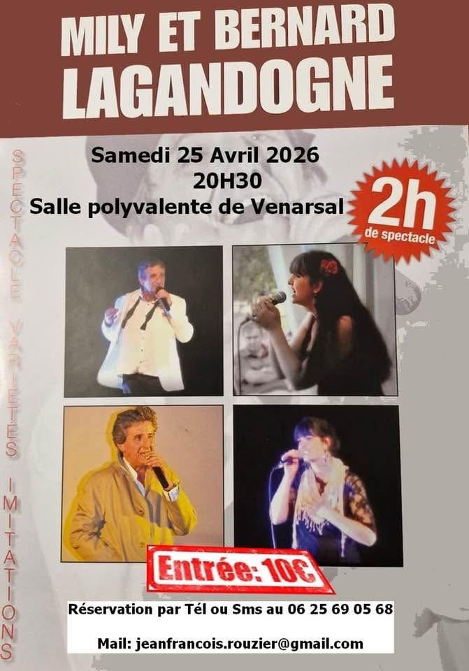 Concert de MILY et Bernard LAGANDOGNE — visuel événement