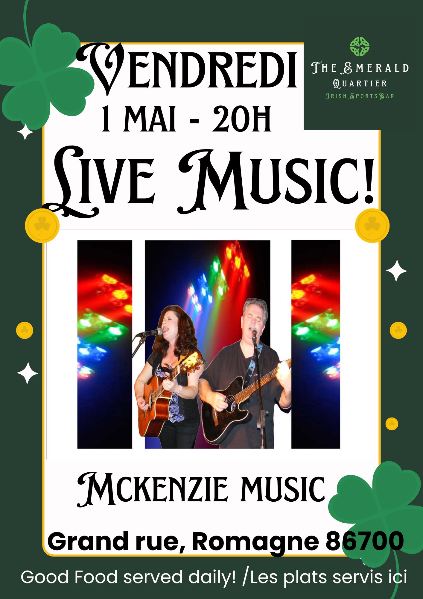 Live Music : Mckenzie Music — visuel événement