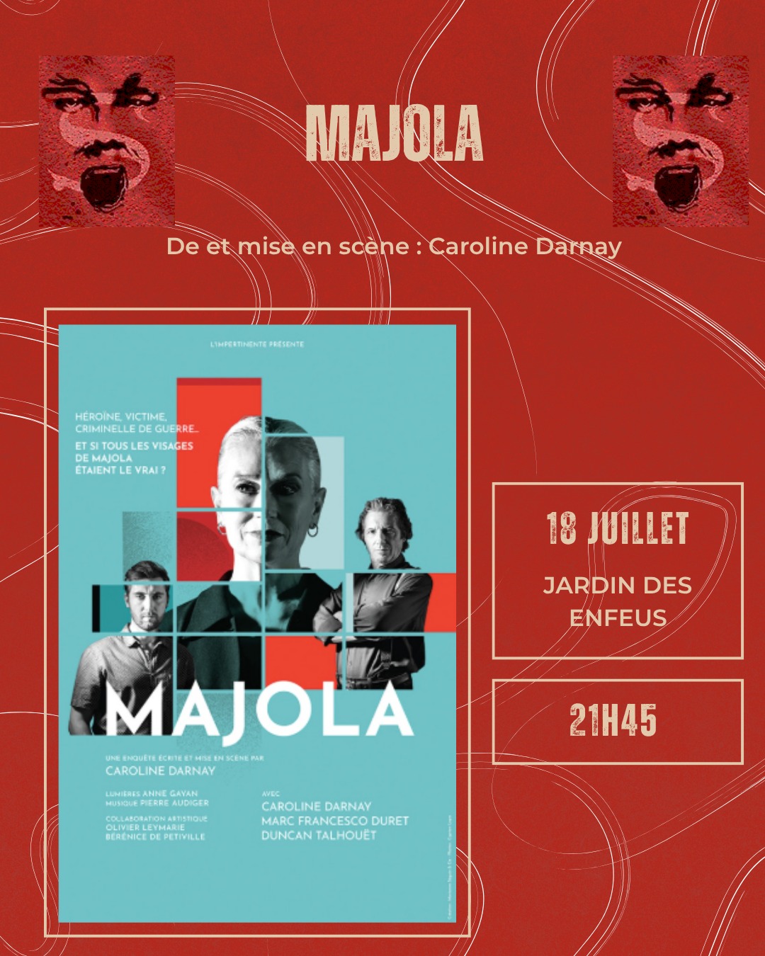 Festival des Jeux du Théatre : Majola — visuel événement