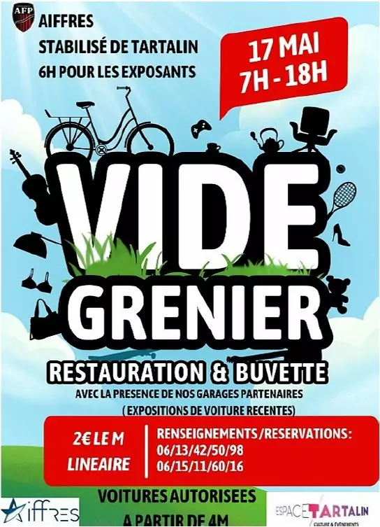 Vide-grenier à Aiffres — visuel événement