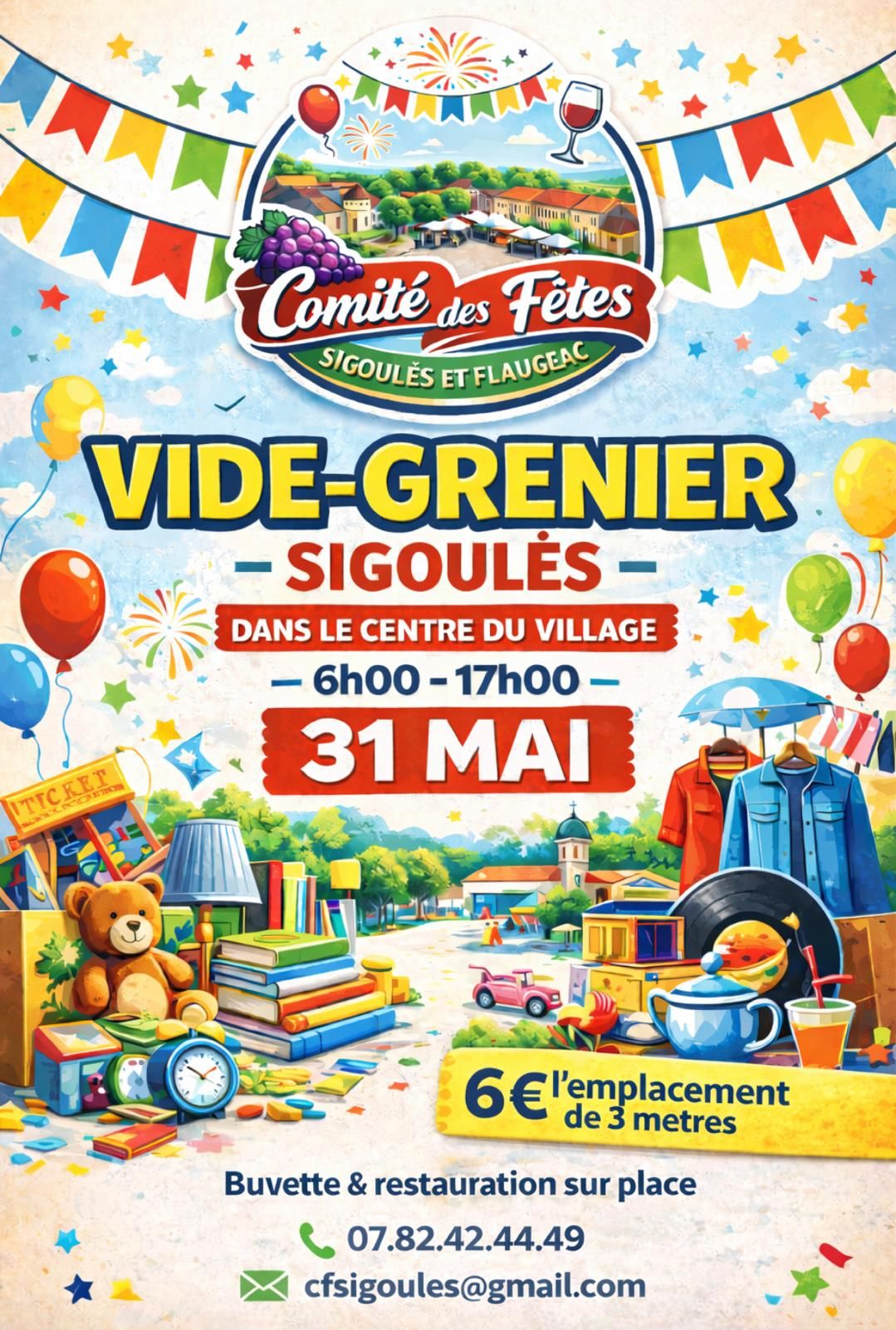 Vide-grenier de Sigoules, Sigoulès-et-Flaugeac - photo 2