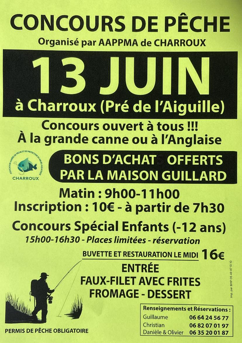Concours de pêche — visuel événement