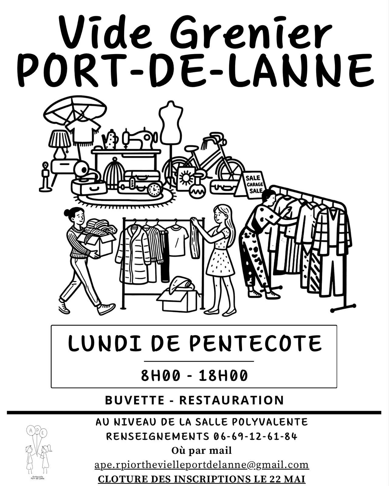 Vide grenier — visuel événement