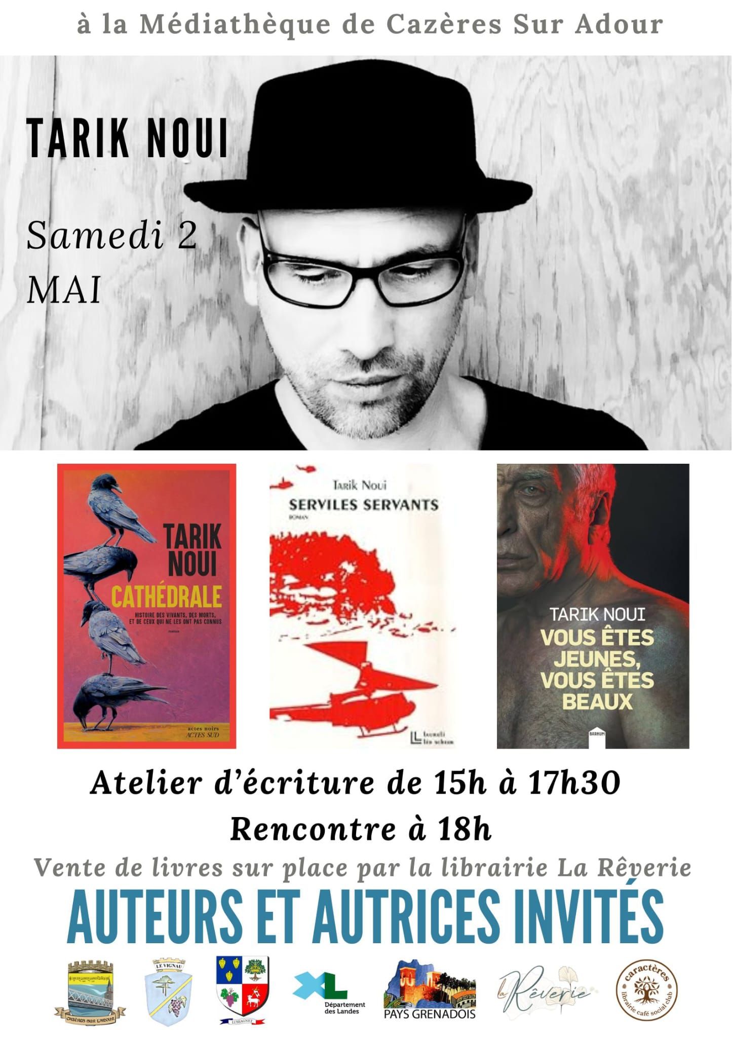 Rencontre de l'auteur Tarik Noui — visuel événement