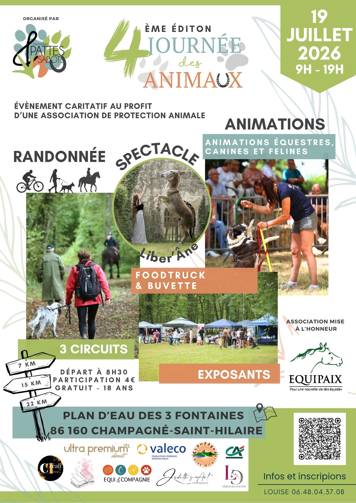 4 ème édition de la Journée des animaux / Randonnée, Champagné-Saint-Hilaire - photo 2