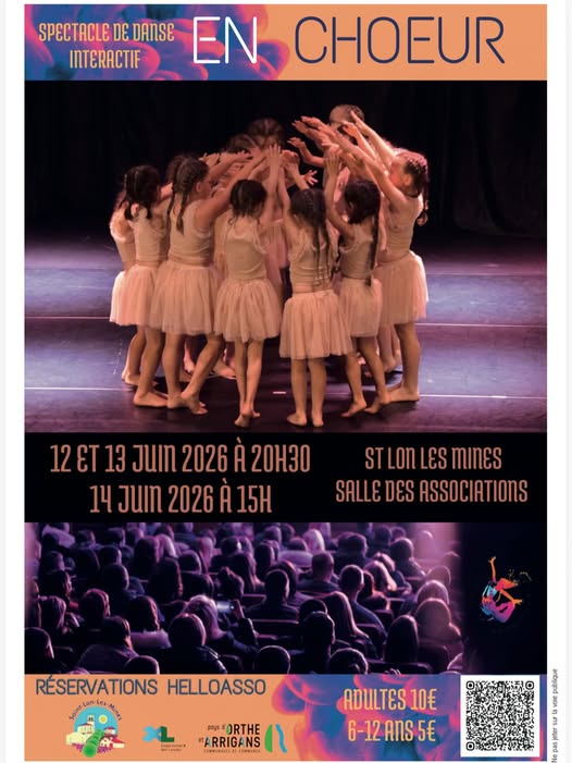 Spectacle de danse interactif "En choeur" — visuel événement