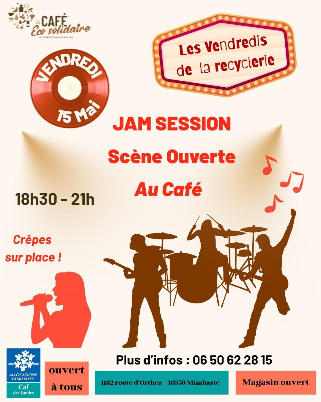 Soirée scène ouverte — visuel événement