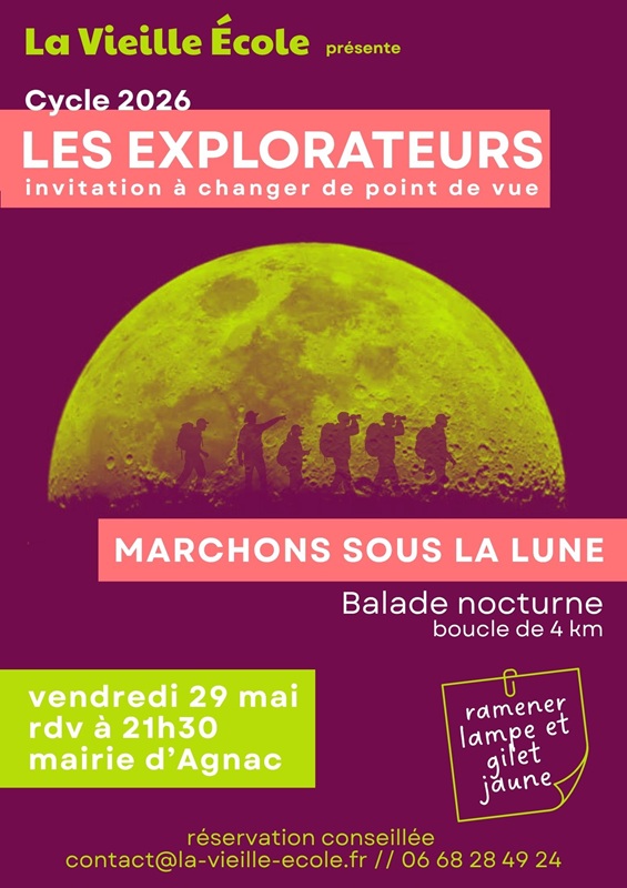 Les explorateurs - Balade nocturne — visuel événement