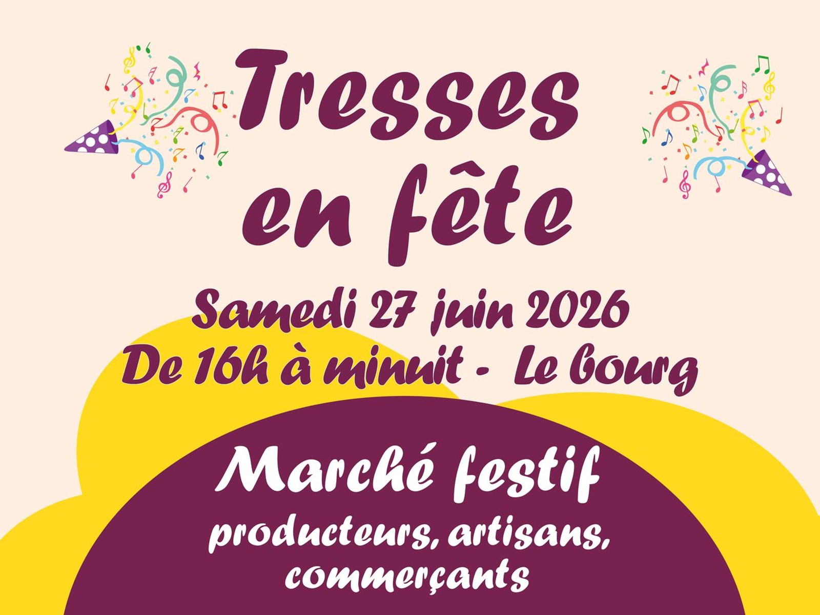 Tresses en fête — visuel événement