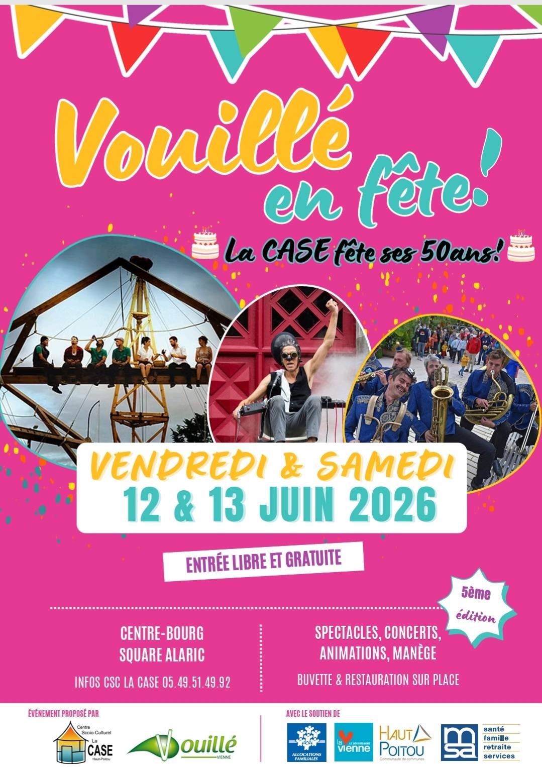 Vouillé en fête - La Case fête ses 50 ans