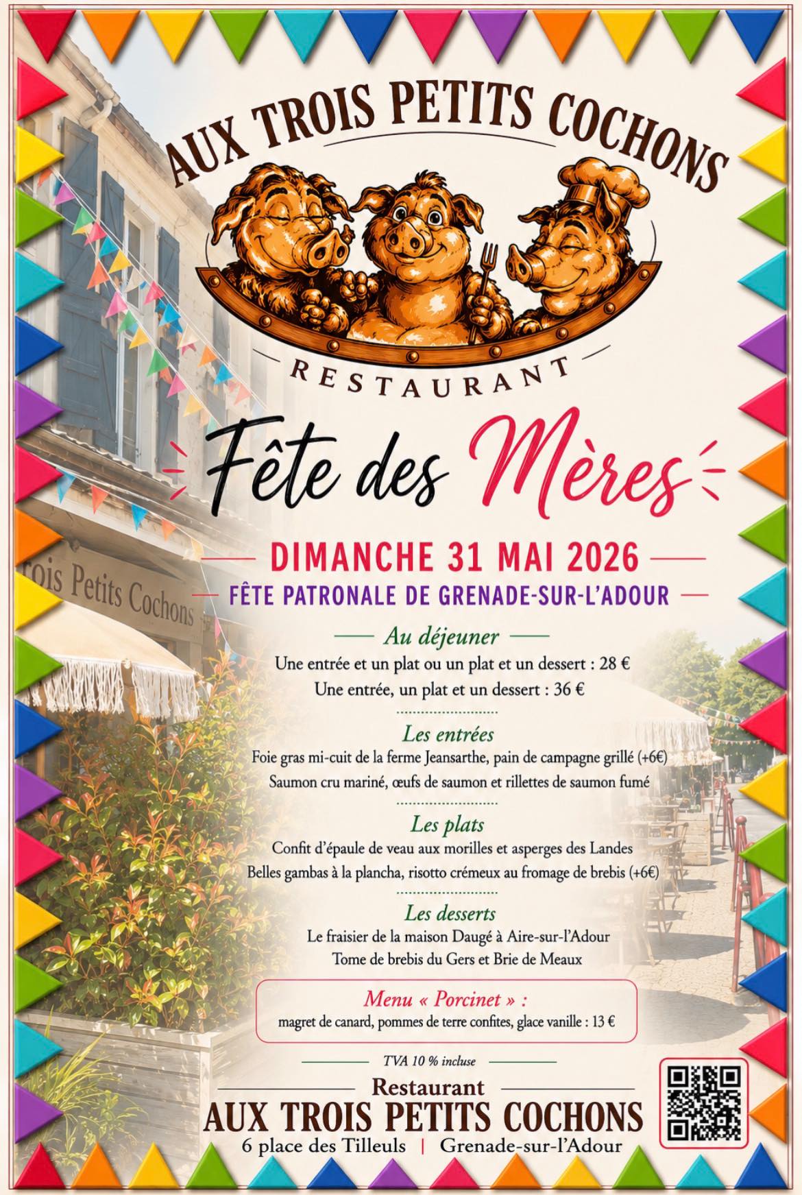 Repas Fête des mères — visuel événement