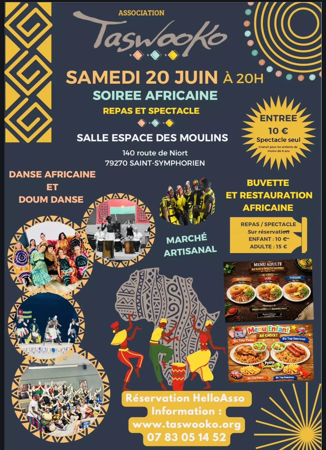 Soirée africaine à Saint-Symphorien