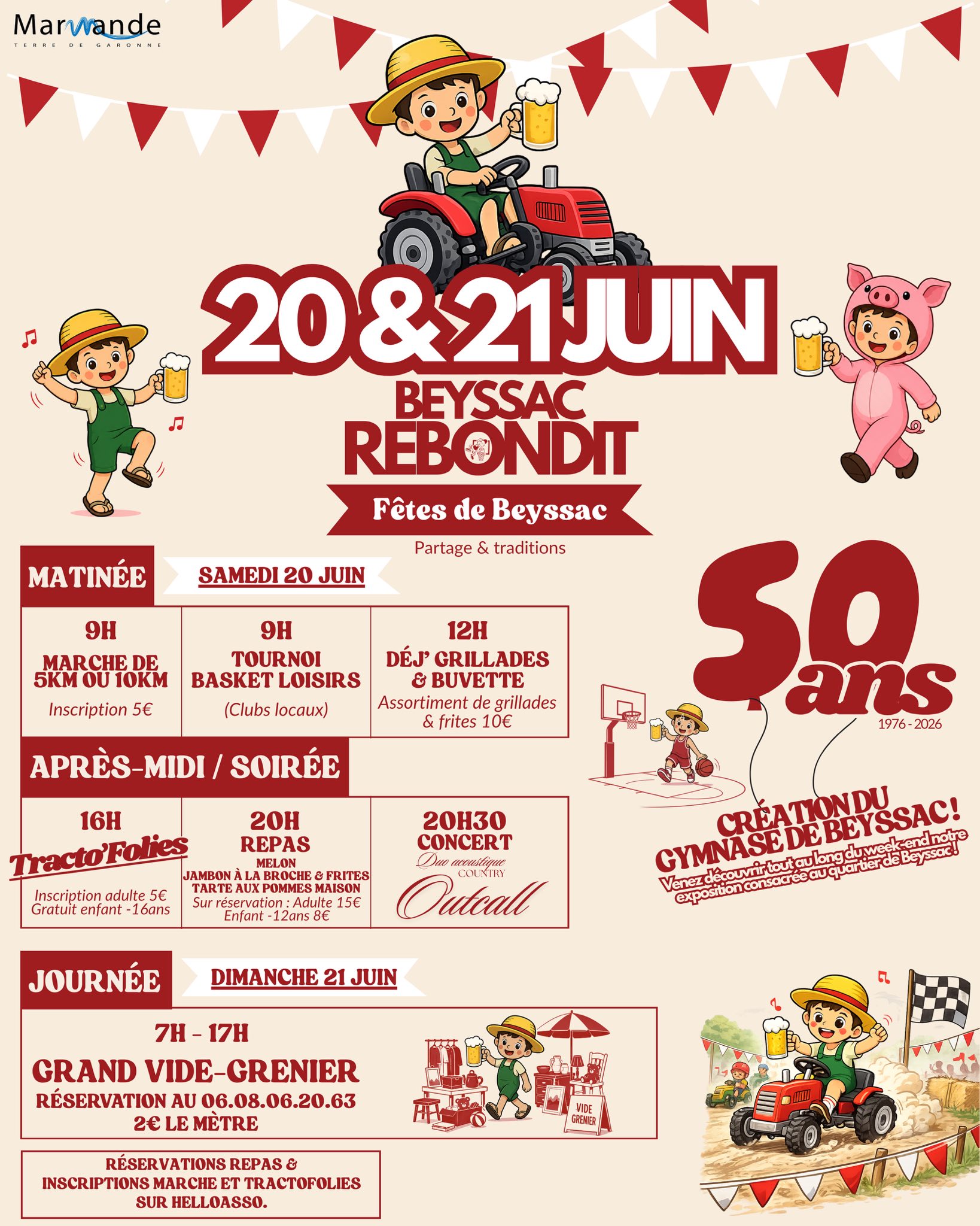 Beyssac Rebondit - Fêtes de Beyssac — visuel événement