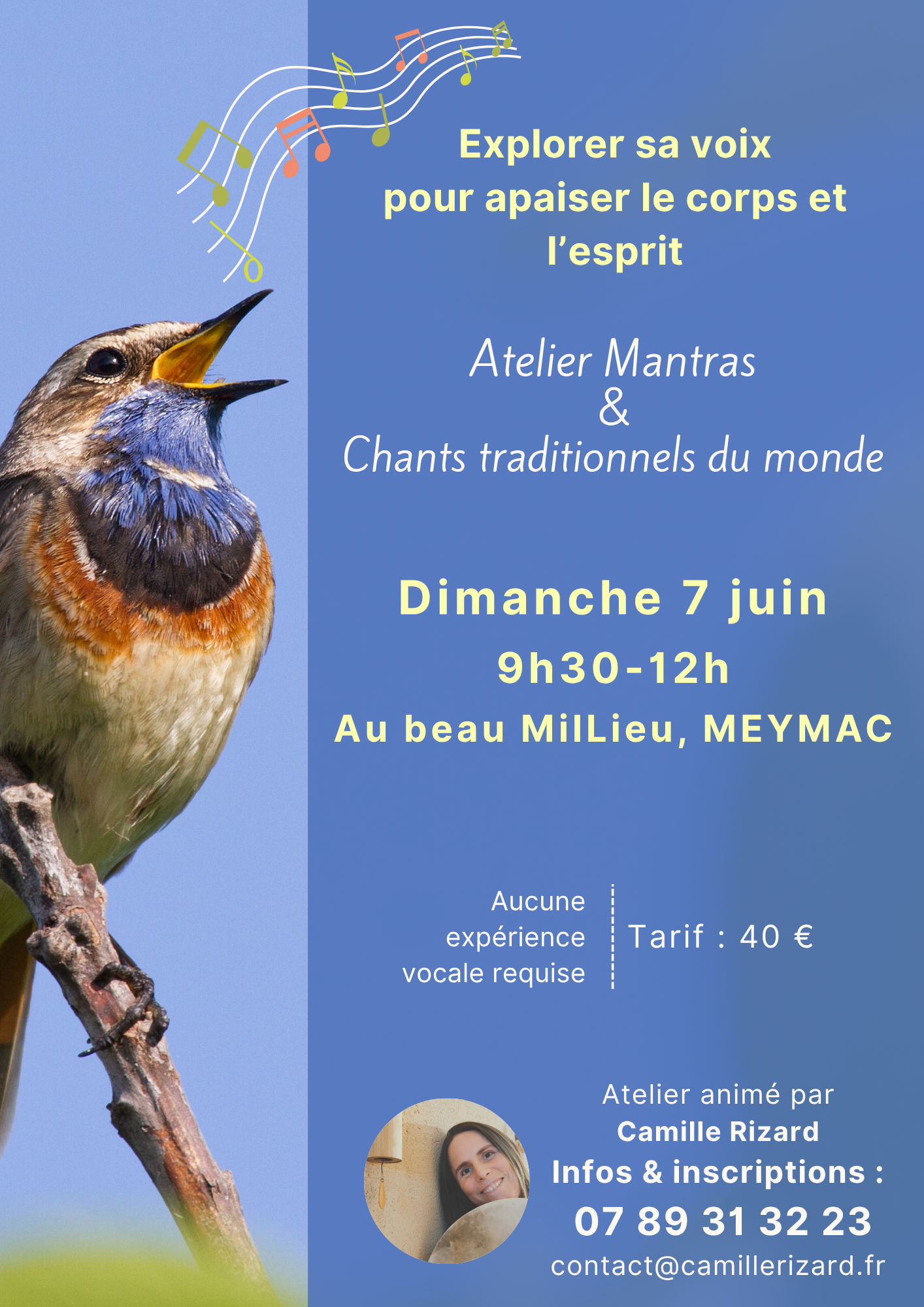 Atelier mantras & chants traditionnels du monde