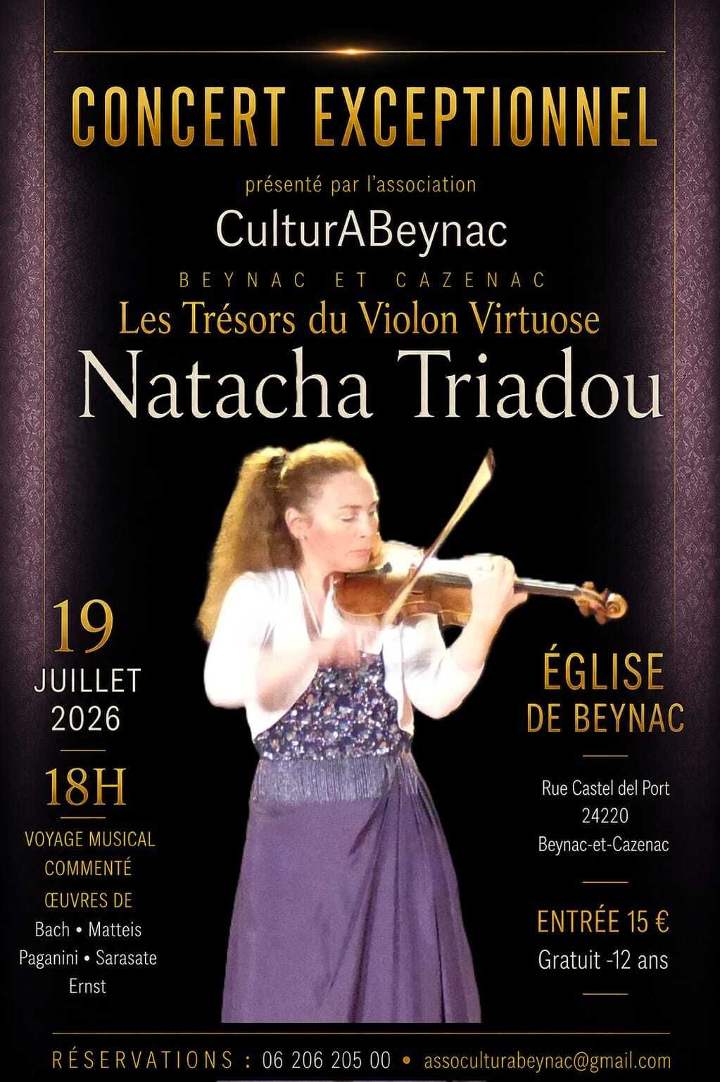 Concert de Natacha Triadou