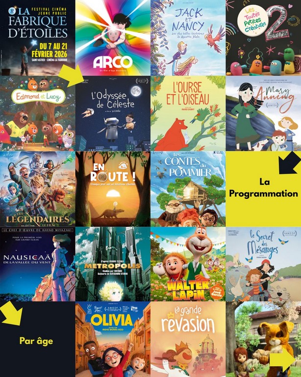 Festival cinéma jeune public "La Fabrique d'Étoiles"