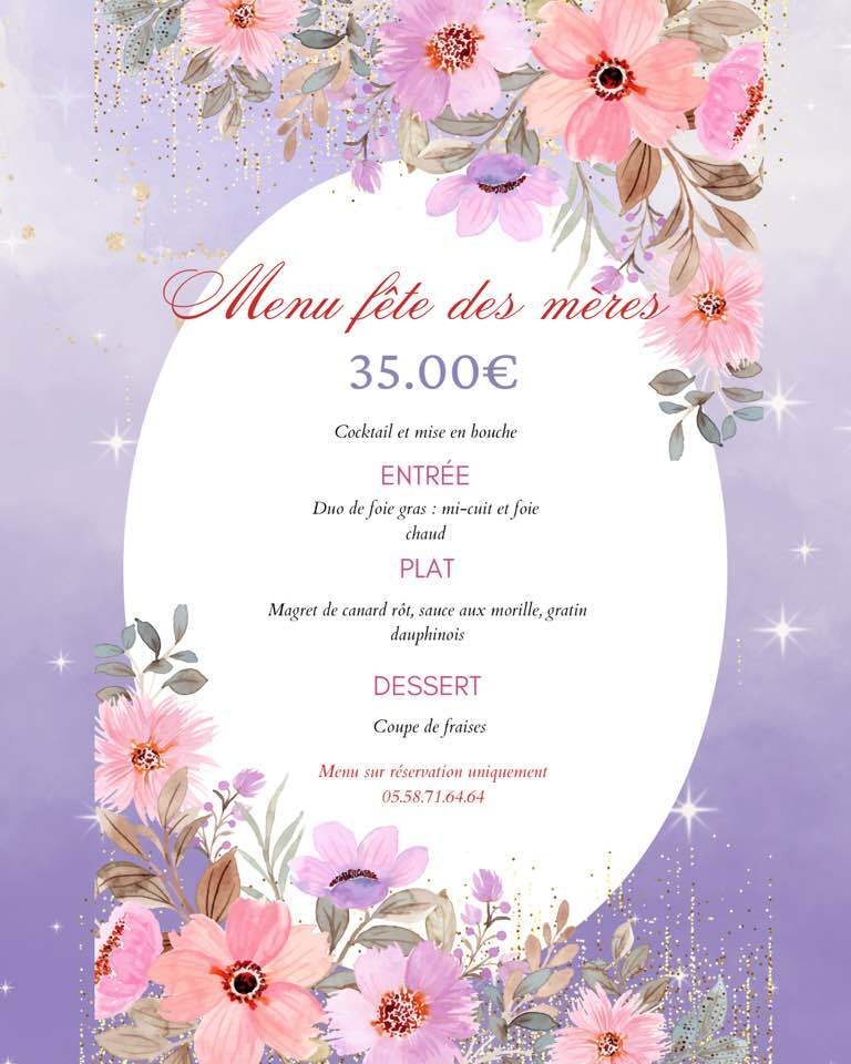 Fête des mères au Comptoir de l'Adour — visuel événement