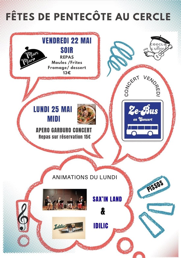 Fête de Pentecôte au Cercle de l'Union — visuel événement