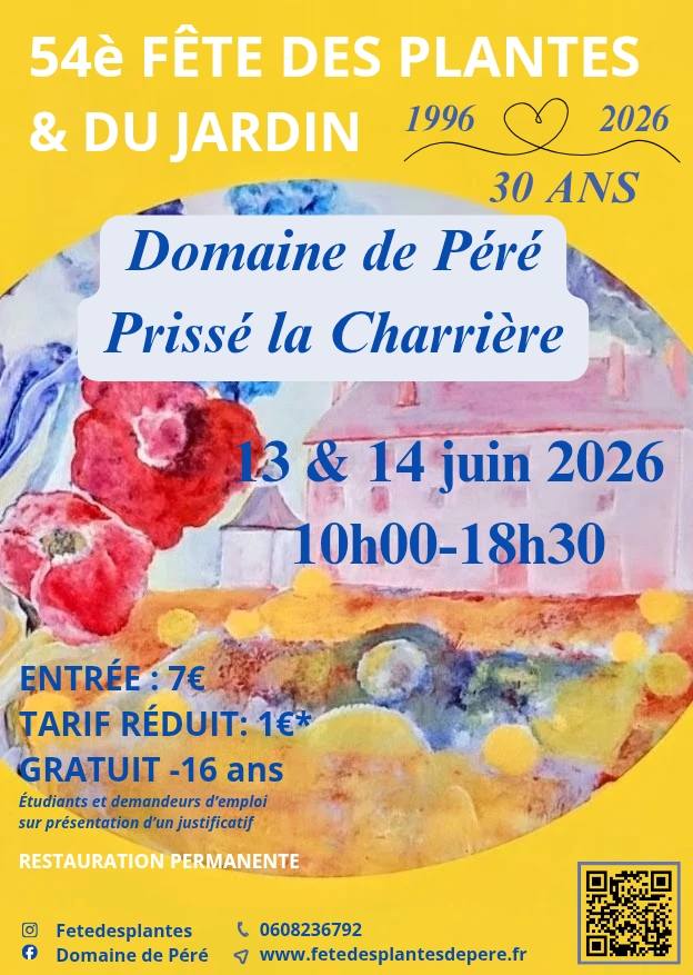 La Fête des plantes et du jardin à Prissé-la-Charrière