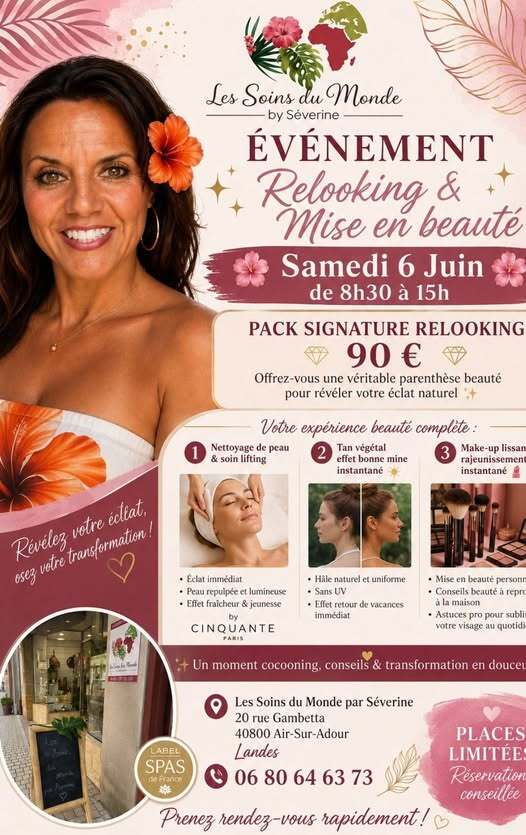 Relooking et mise en beauté — visuel événement