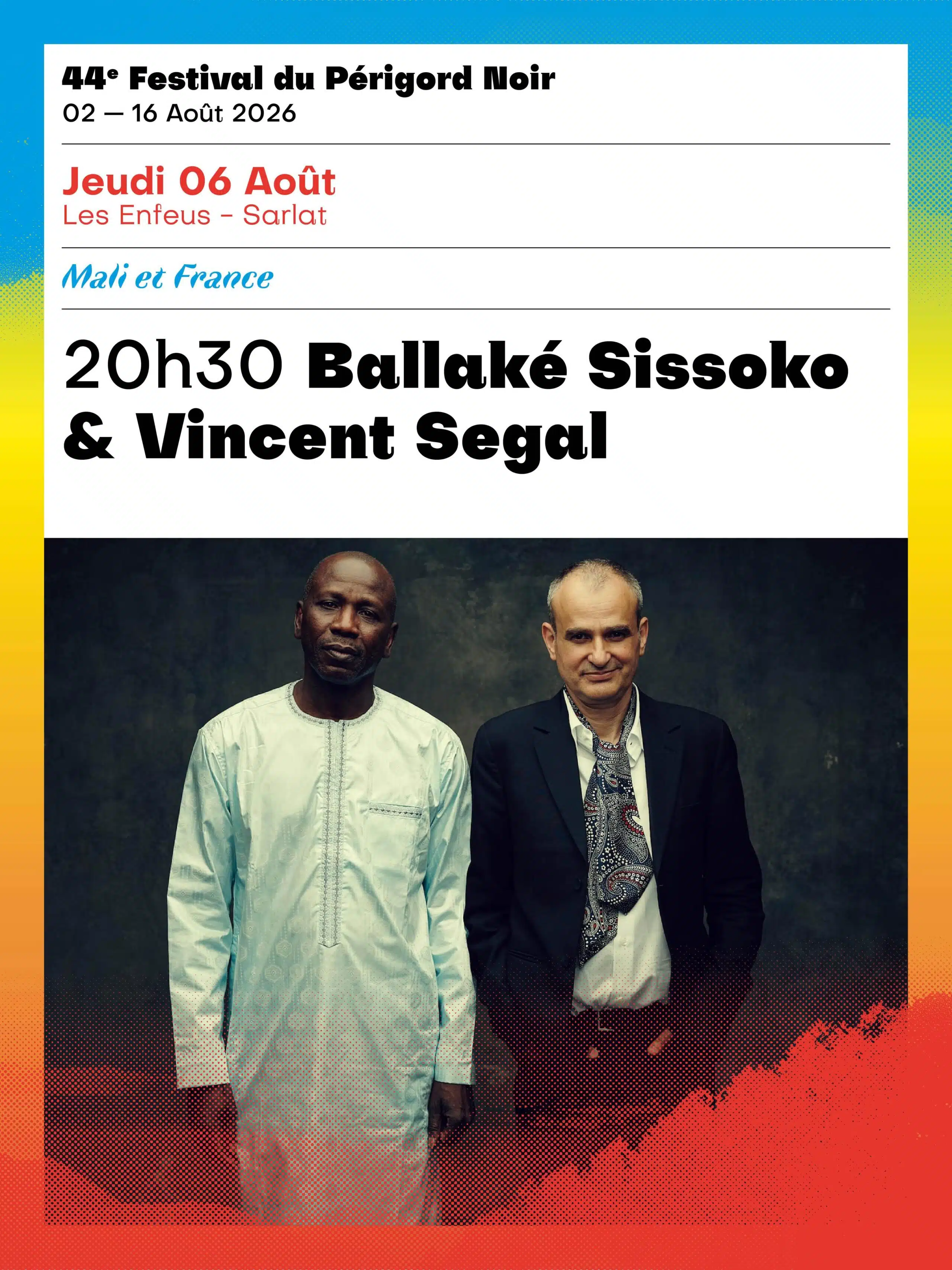 44ème Festival du Périgord Noir - Ballaké Sissoko & Vincent Segal