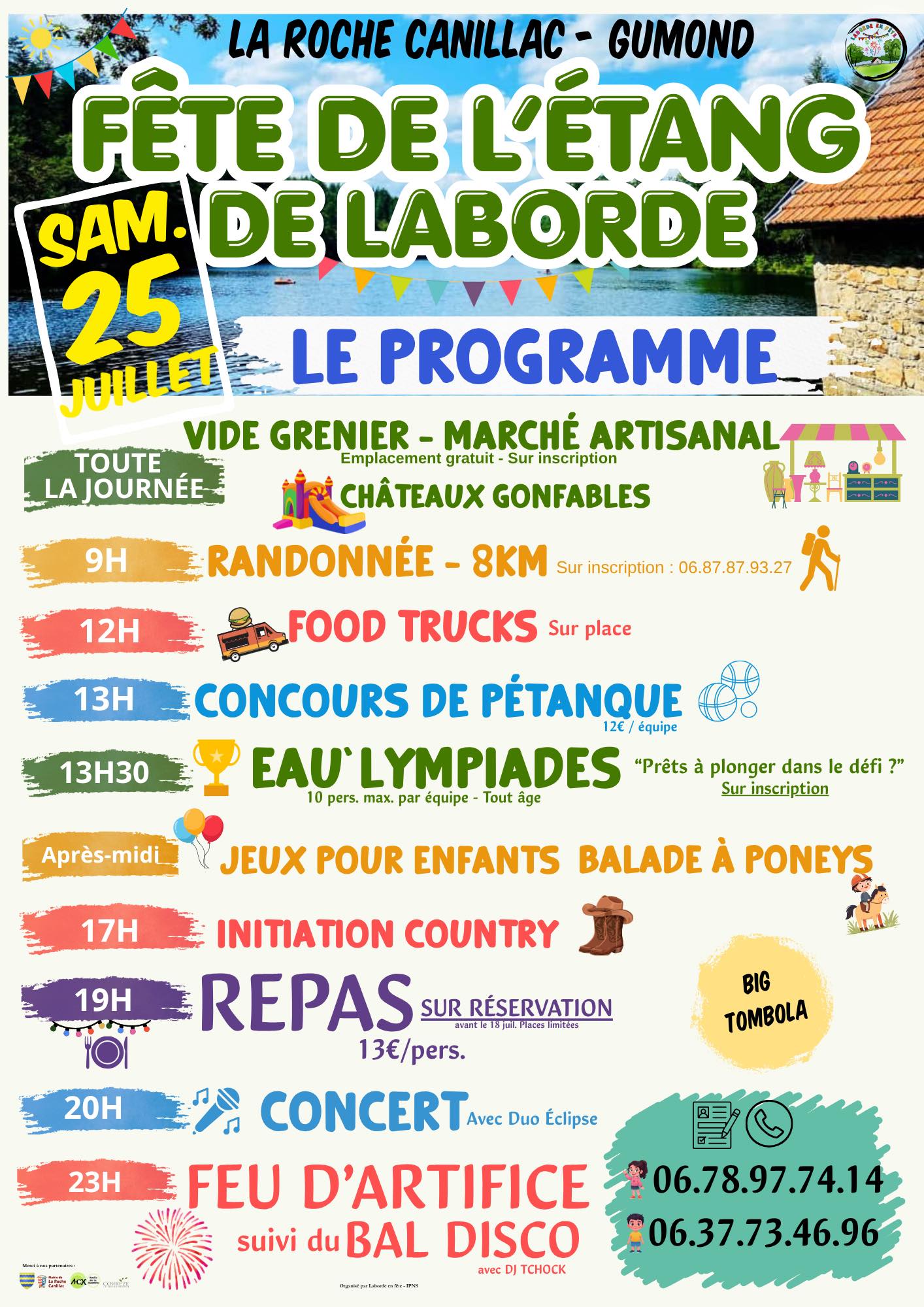 La Roche en fête - Fête de l'étang de laborde, La Roche-Canillac - photo 2