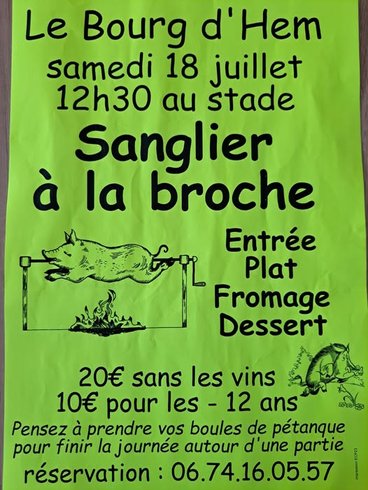 Sanglier à la broche