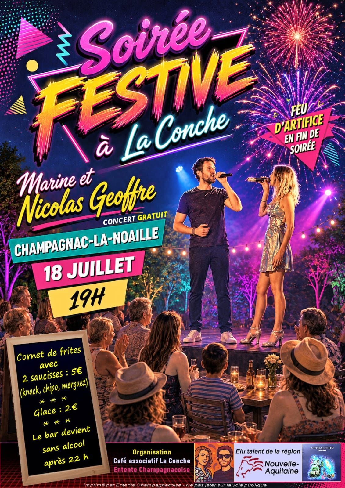 Soirée festive à La Conche