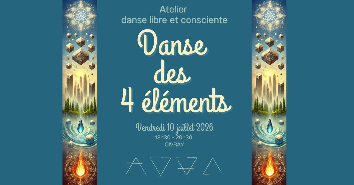 Atelier Danse libre "Danser avec les 4 Éléments