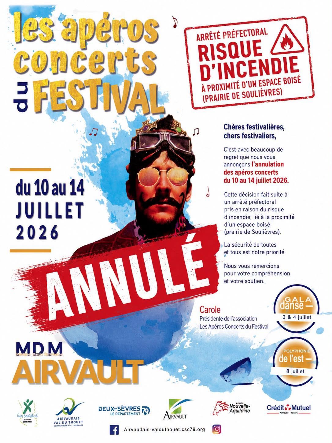 ANNULÉ - Concert dans le cadre du festival Musiques et Danses du Monde