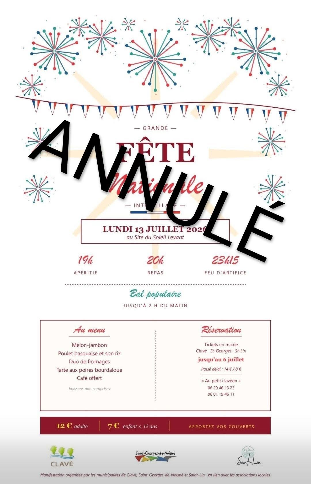 Fête Nationale (annulée)