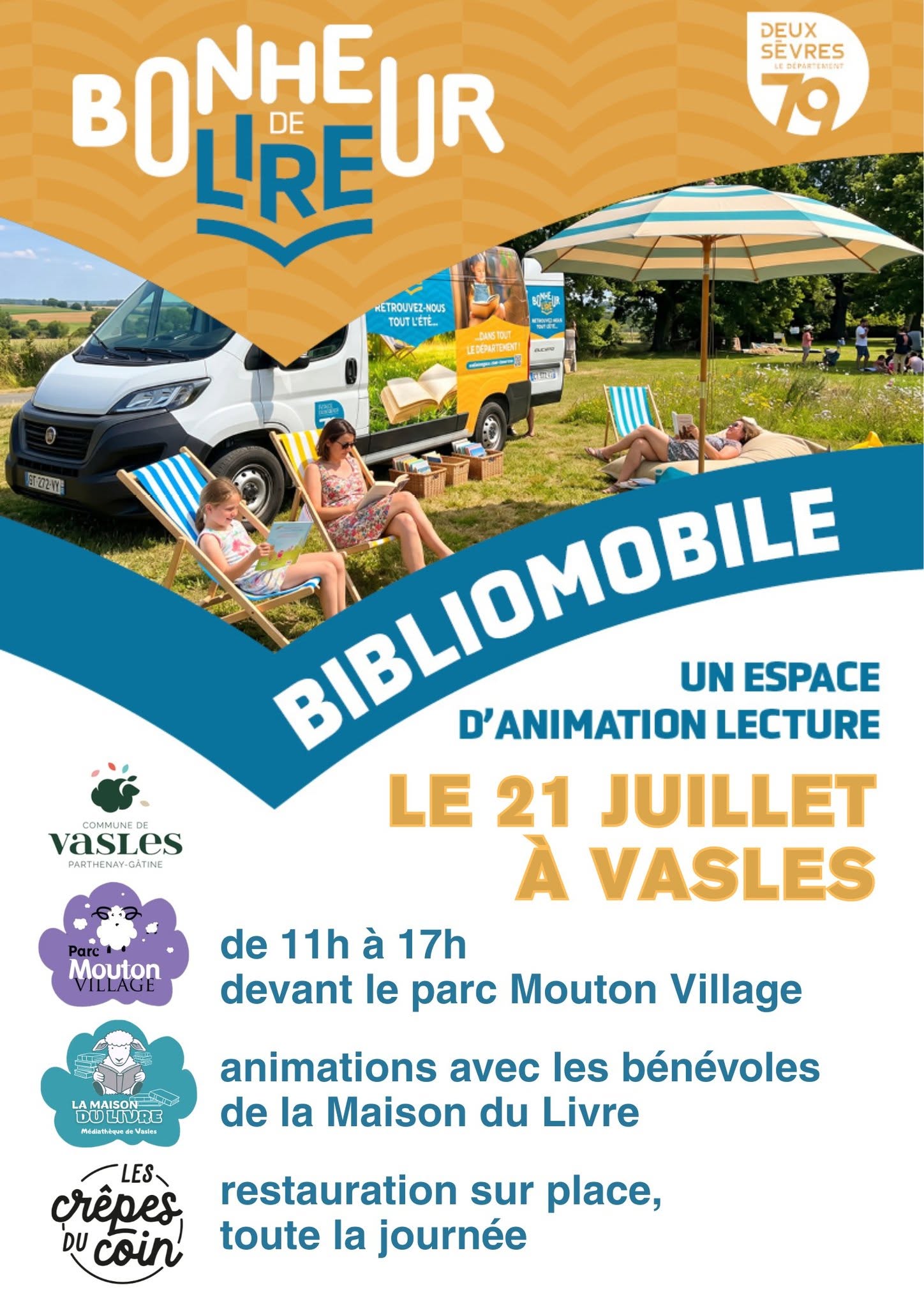 La Bibliomobile à Vasles