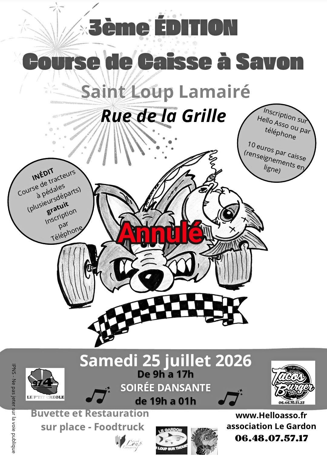 ANNULÉE - Course de caisses à savon