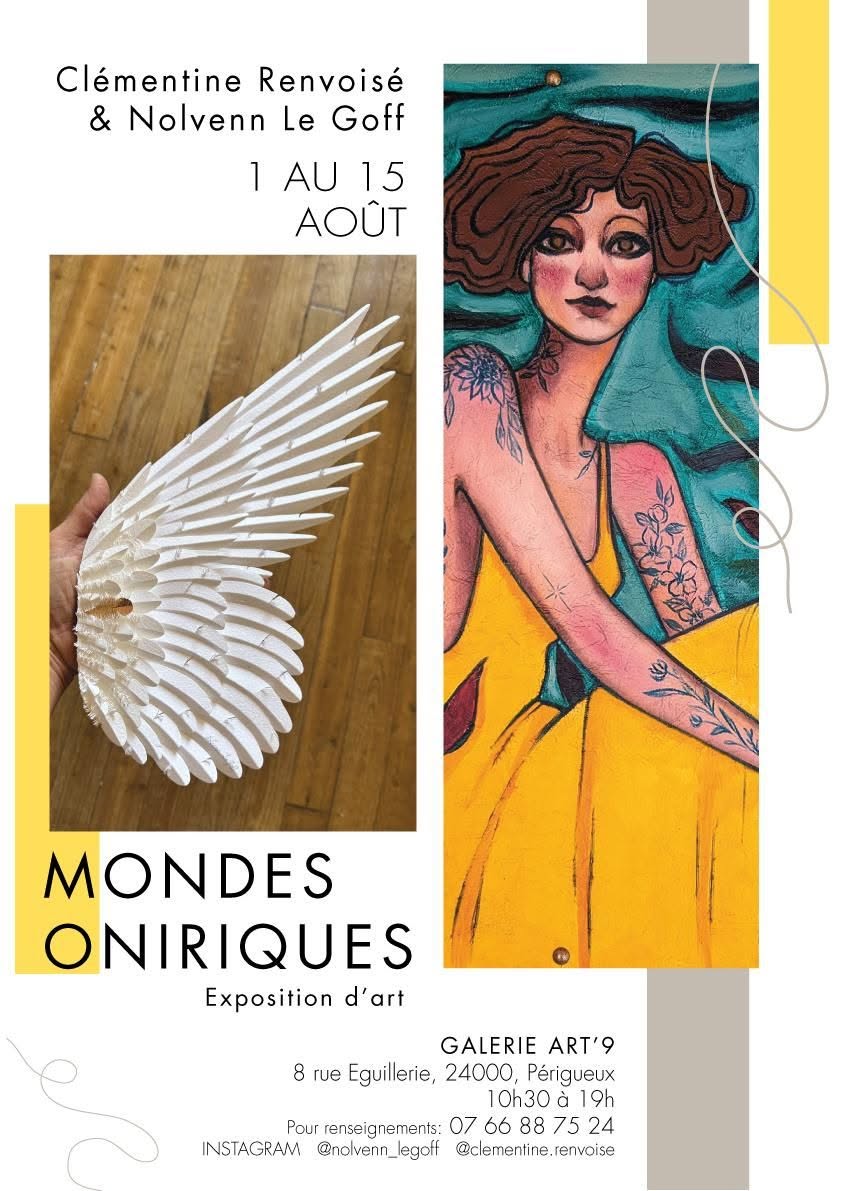 Exposition : Mondes Oniriques - Clémentine Renvoisé et Nolvenn Le Goff