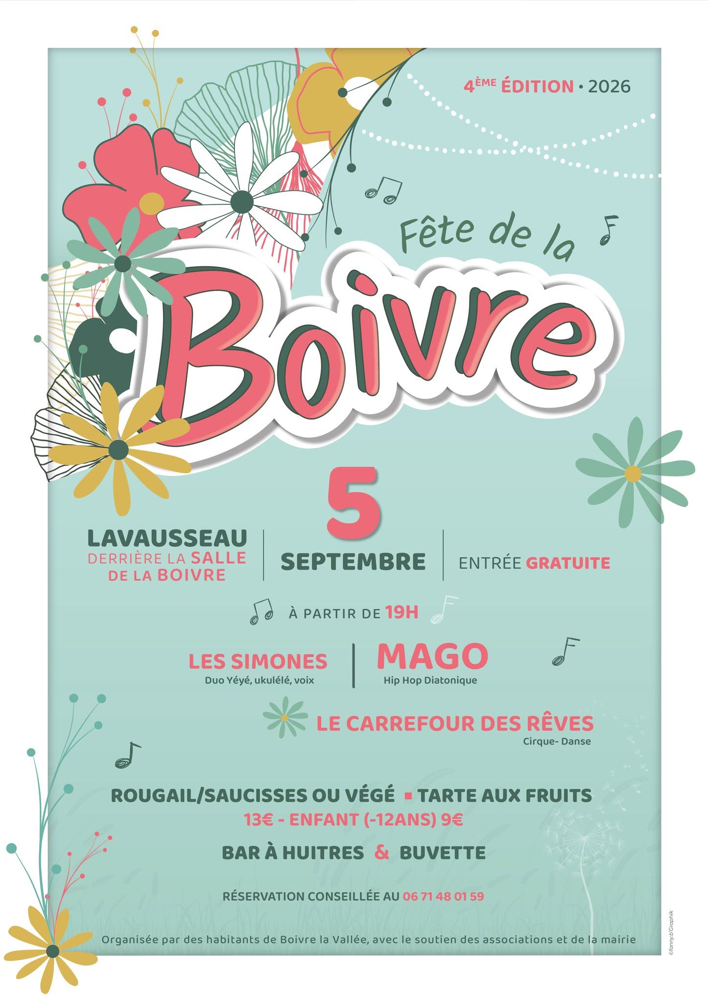 affiche fete de la boivre
