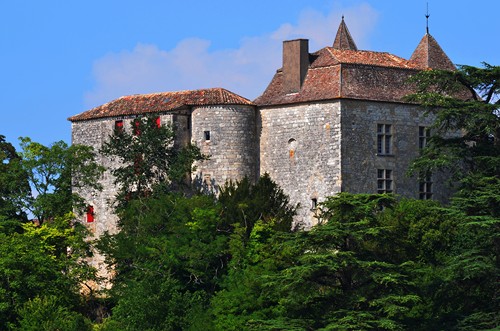 Monflanquin, la promenade des châteaux de la Lède