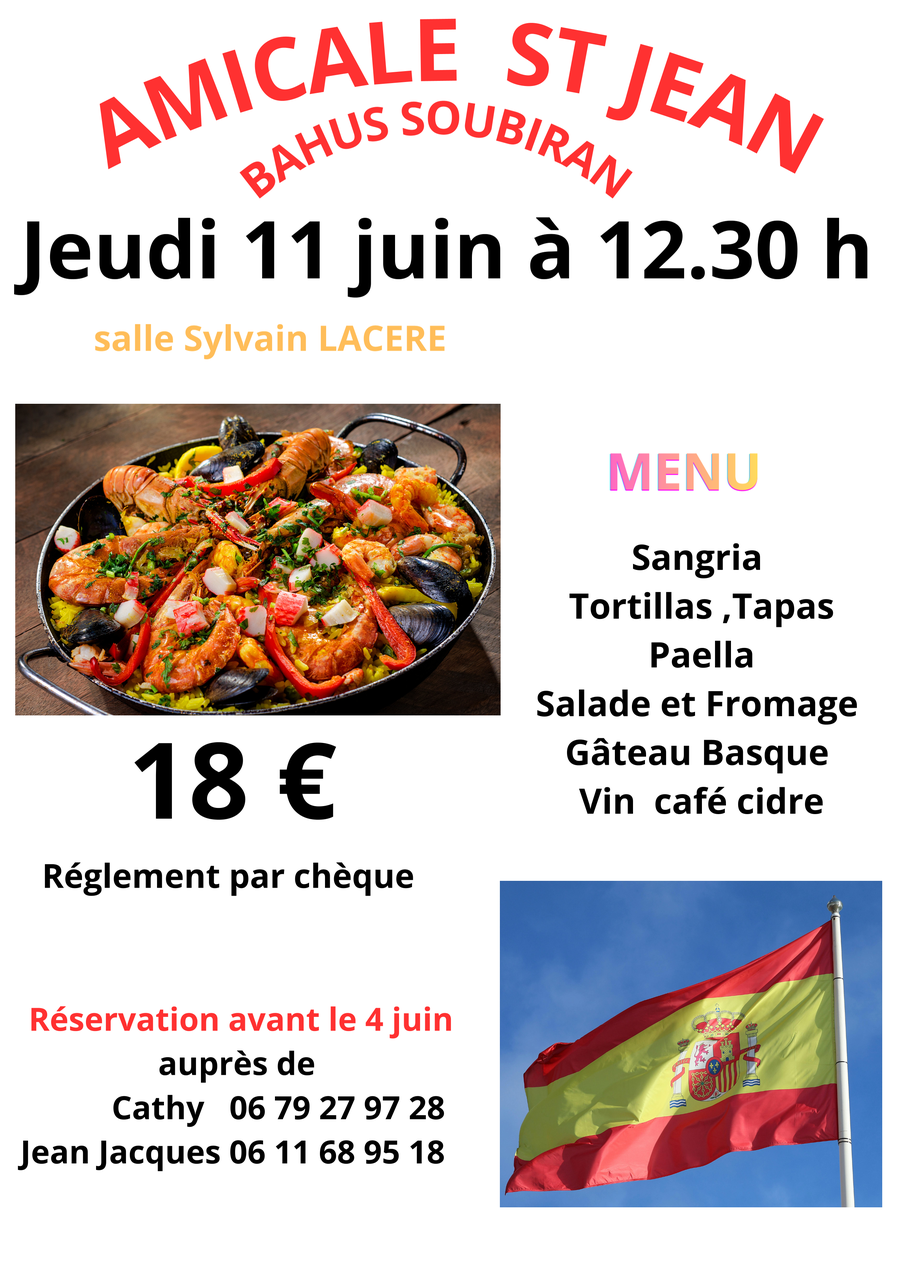 Paëlla à Bahus — visuel événement