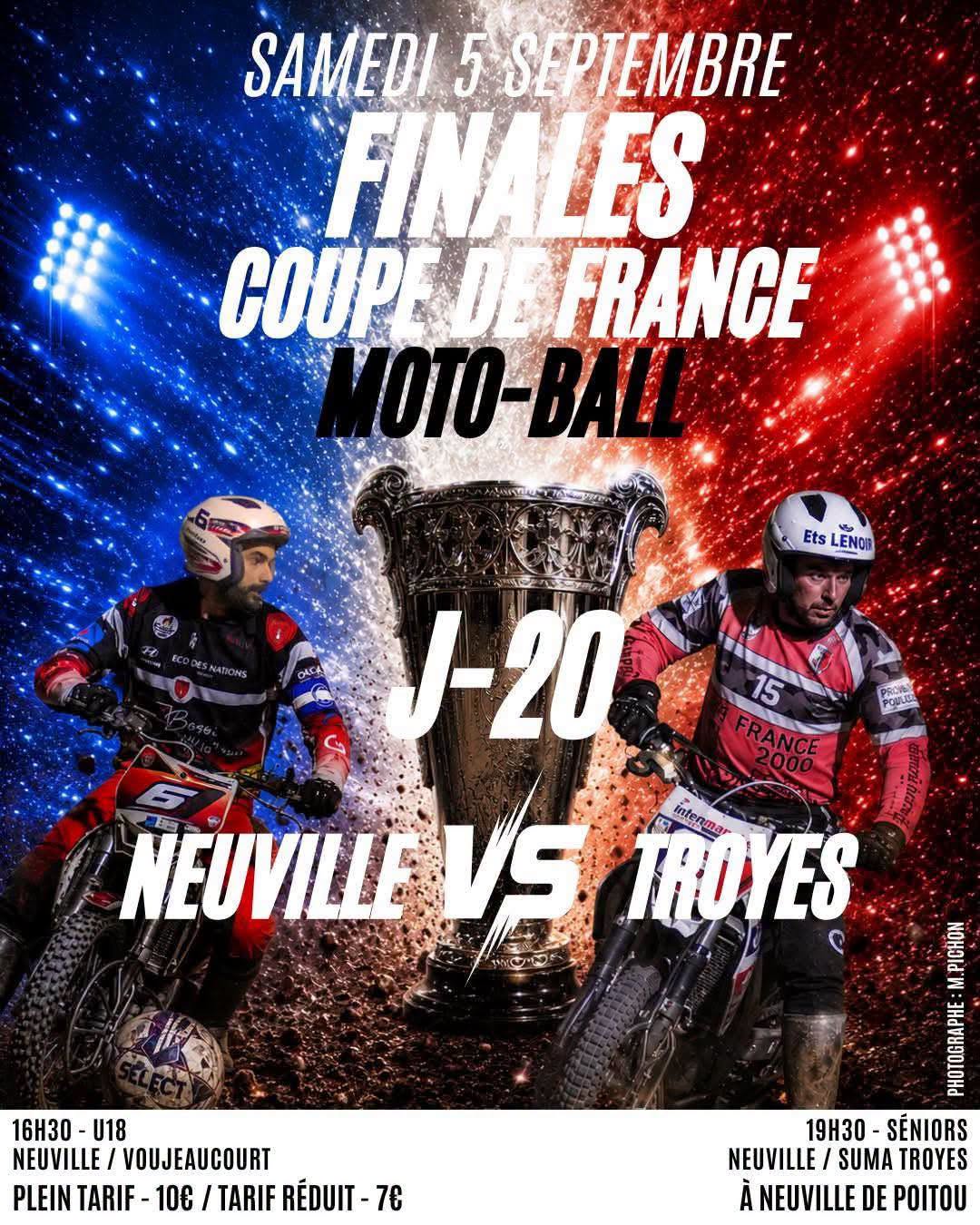 Finales Coupe de France Motoball - Neuville VS Troyes
