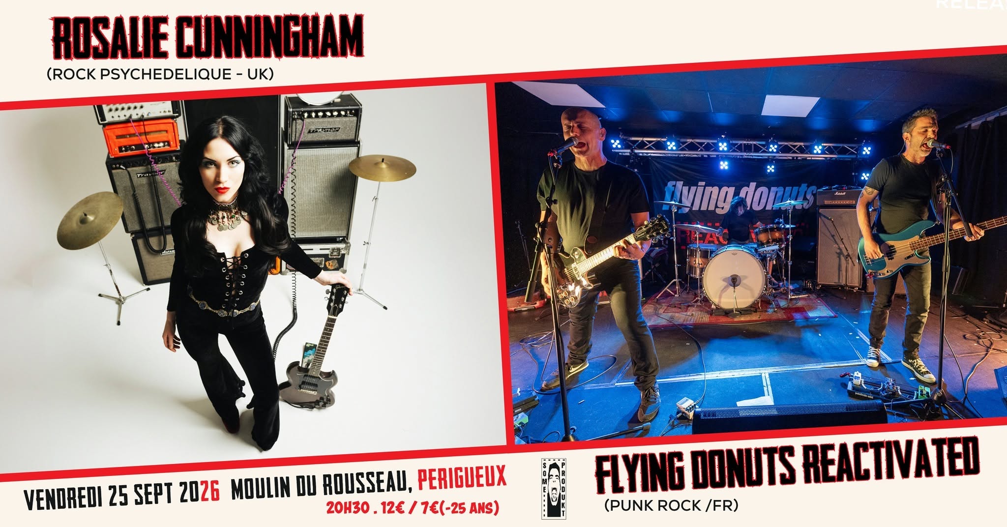 Some Produkt - Concerts de Rosalie Cunningham et Flying Donuts Reactivated