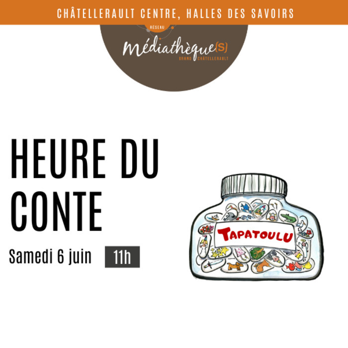 Tapatoulu : heure du conte — visuel événement