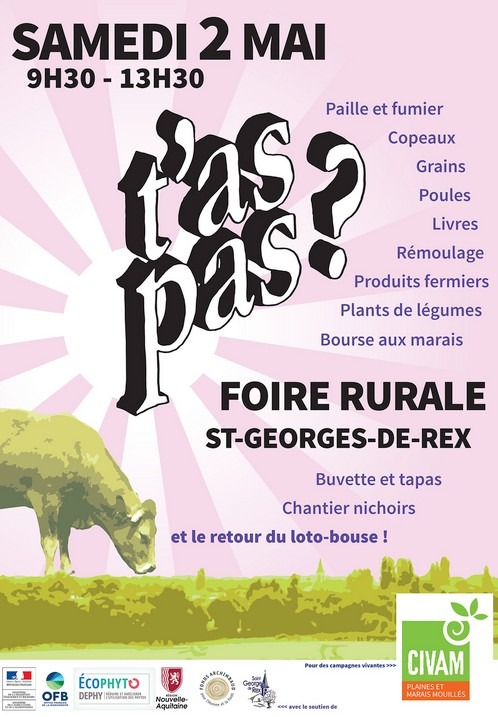 Foire Rurale du CIVAM à Saint-Georges-de-Rex — visuel événement