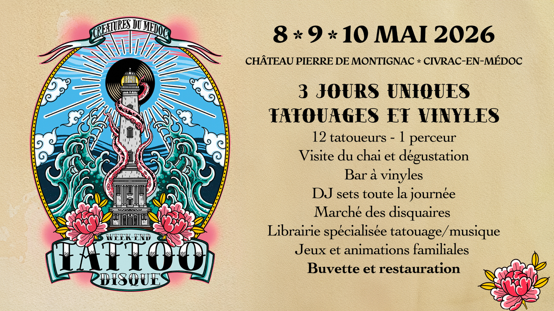 2ème édition Créatures du Médoc :  week-end tatoo et vinyles, Civrac-en-Médoc - photo 2