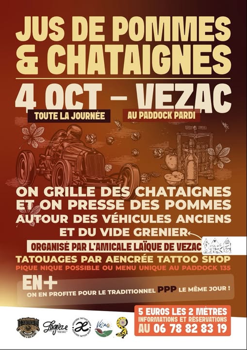 Jus de Pommes & Chataignes | Vide Greniers | Exposition